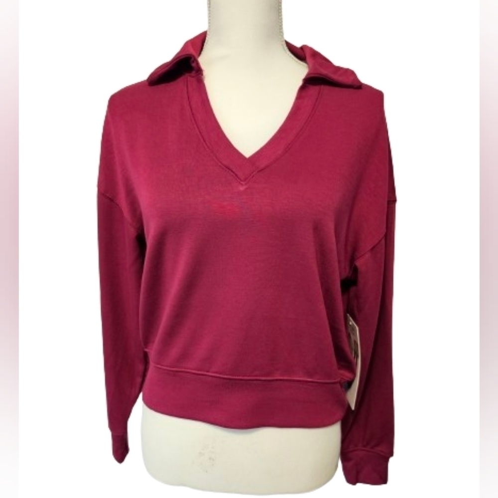 Danksin Collared Pomegranate Top Only, Women's Size Small